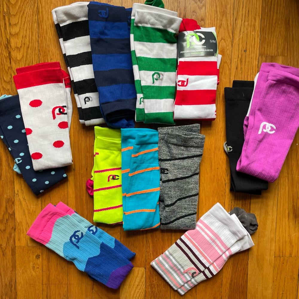 13 pairs of ProCompression s/m marathon socks - as a lot or as requested